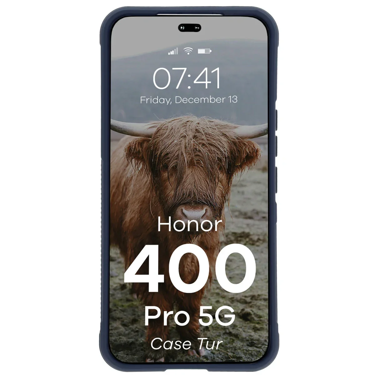 Robuste Handyhülle für Honor 400 Pro, Bizon Case Tur, Dunkelblau - Image 5