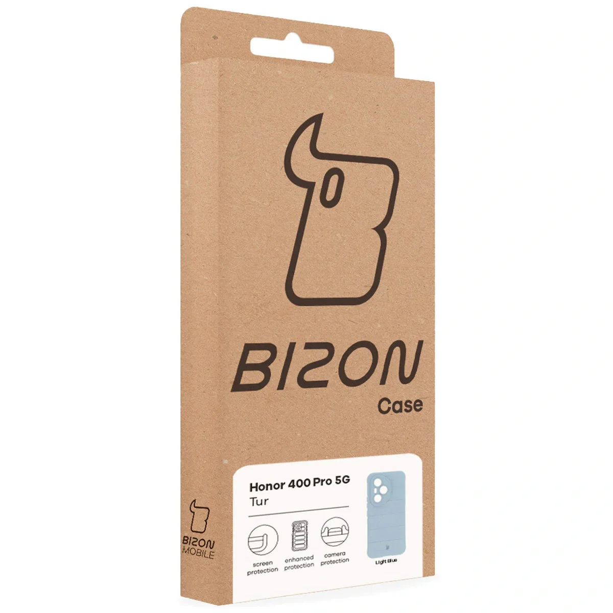 Robuste Handyhülle für Honor 400 Pro, Bizon Case Tur, Hellblau - Image 8