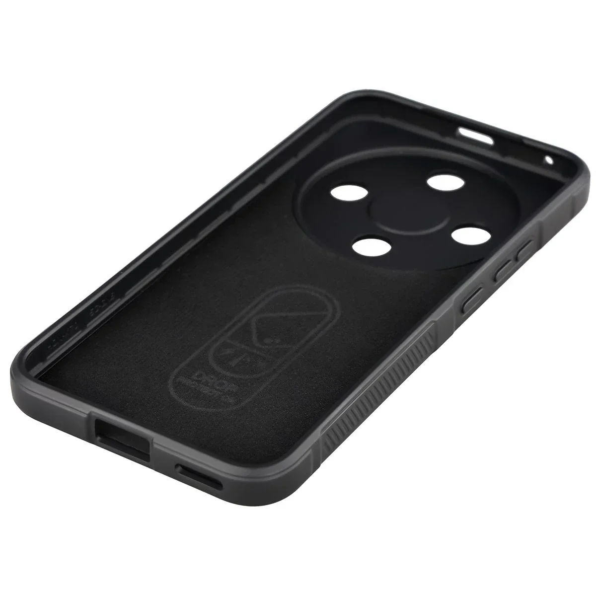 Robuste Handyhülle für Honor Magic8 Lite, Bizon Case Tur, Schwarz - Image 4