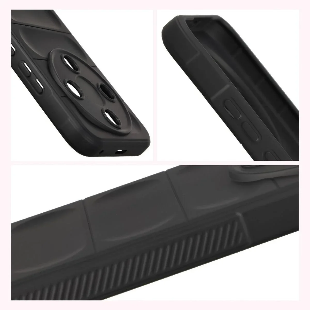 Robuste Handyhülle für Honor Magic8 Lite, Bizon Case Tur, Schwarz - Image 7