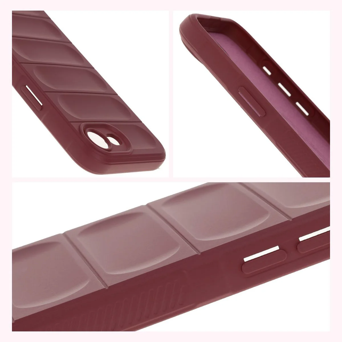 Robuste Handyhülle für iPhone 17e / 16e, Bizon Case Tur, Burgunderrot - Image 7