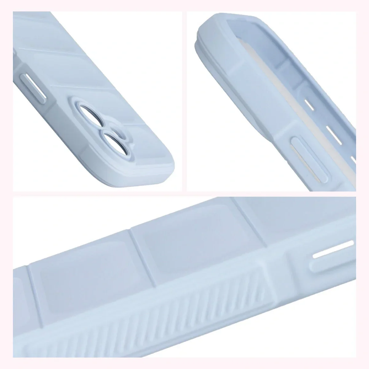 Robuste Handyhülle für iPhone 17, Bizon Case Tur, Hellblau - Image 7