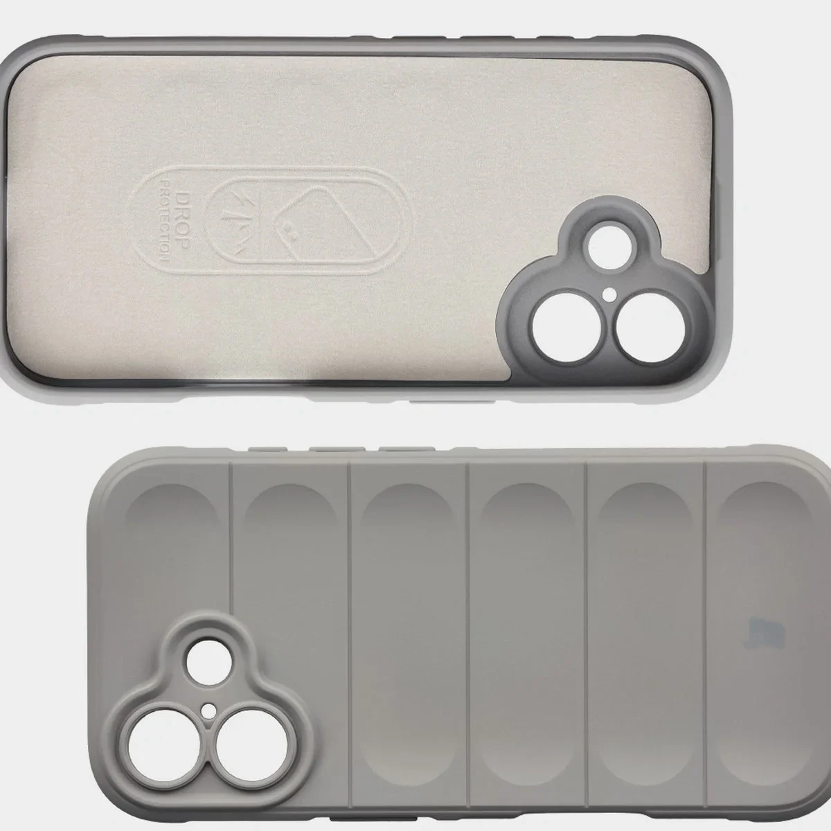 Robuste Handyhülle für iPhone 17, Bizon Case Tur, Hellgrau - Image 6