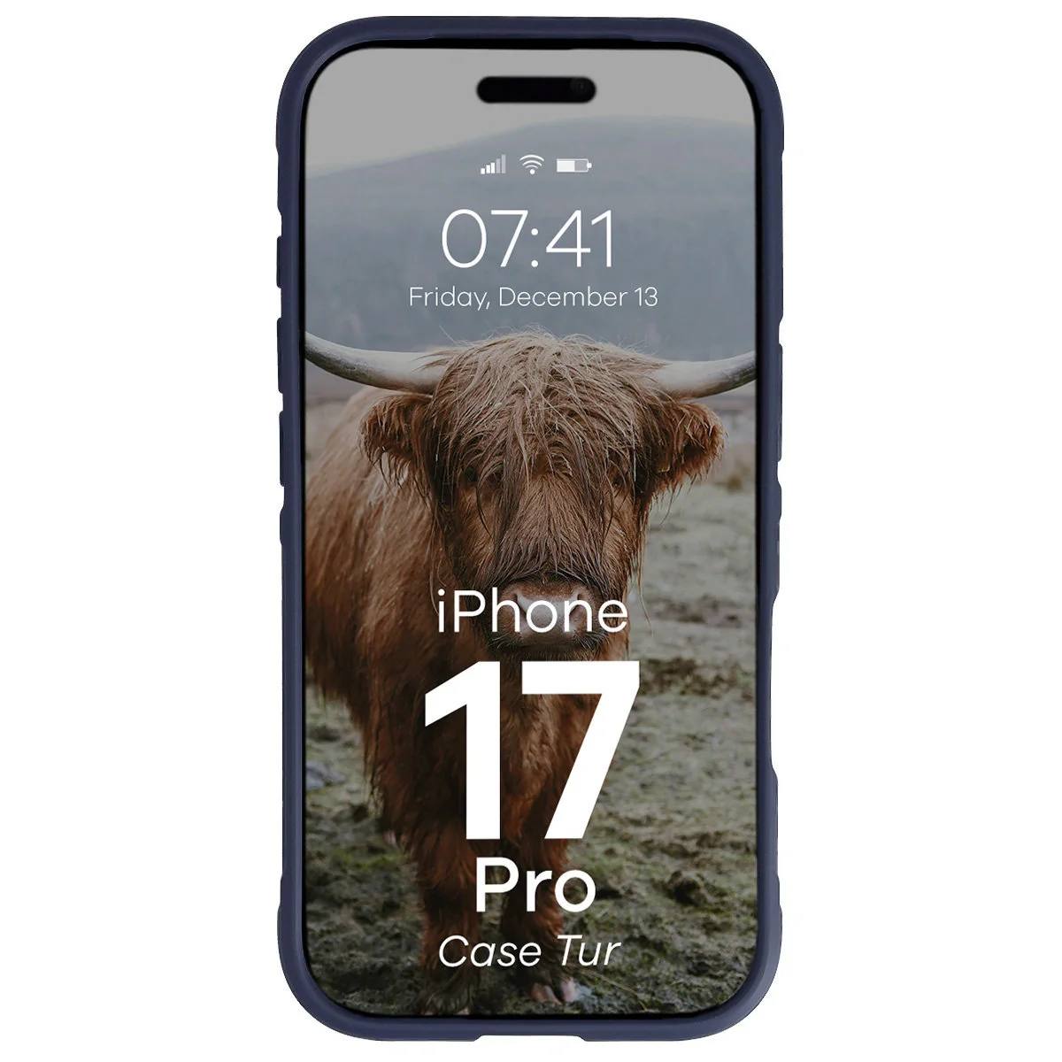 Robuste Handyhülle für iPhone 17 Pro, Bizon Case Tur, Dunkelblau - Image 5