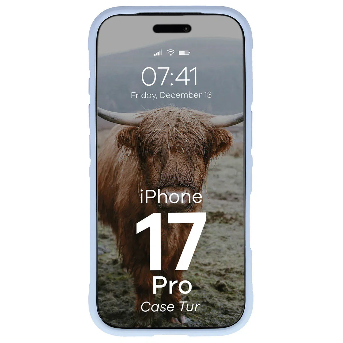 Robuste Handyhülle für iPhone 17 Pro, Bizon Case Tur, Hellblau - Image 5