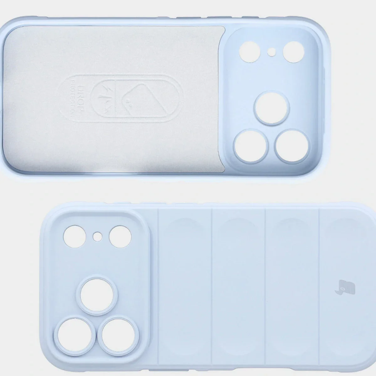 Robuste Handyhülle für iPhone 17 Pro, Bizon Case Tur, Hellblau - Image 6