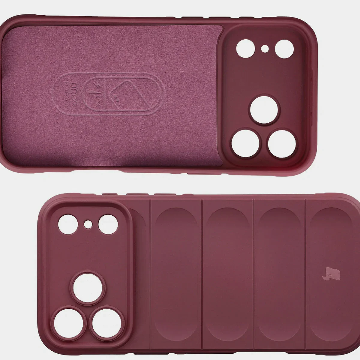 Robuste Handyhülle für iPhone 17 Pro Max, Bizon Case Tur, Burgunderrot - Image 6