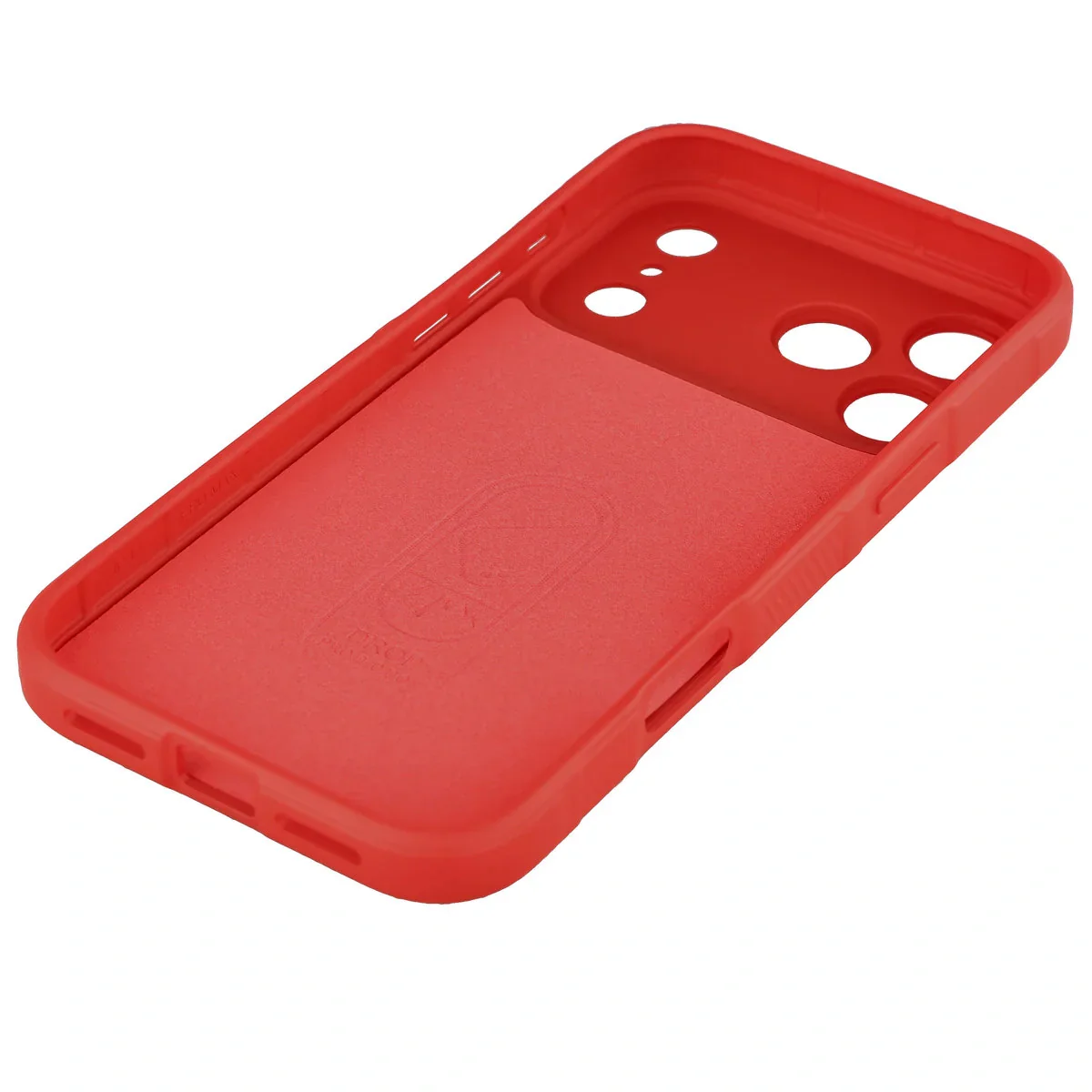 Robuste Handyhülle für iPhone 17 Pro Max, Bizon Case Tur, Rot - Image 4