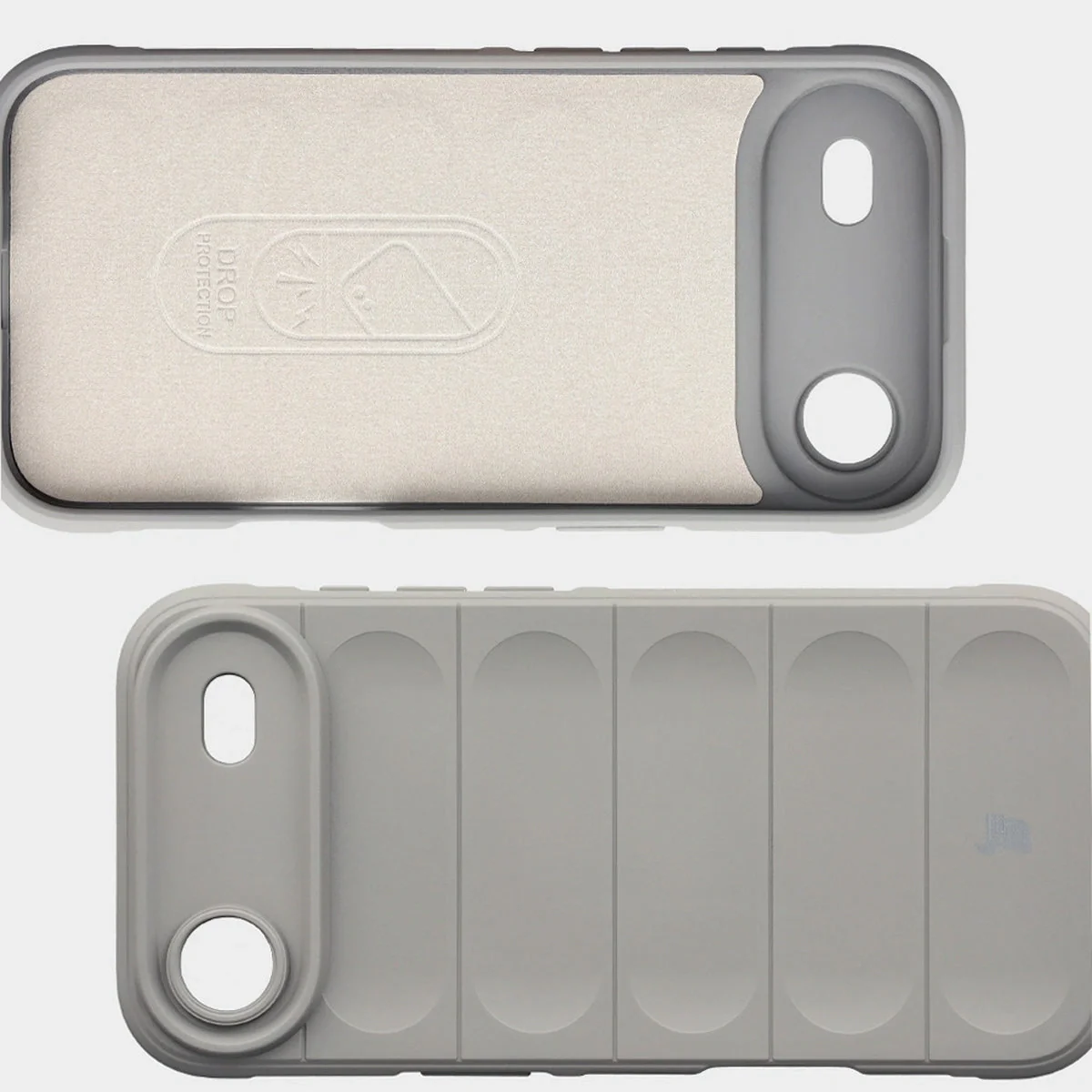 Robuste Handyhülle für iPhone Air, Bizon Case Tur, Hellgrau - Image 6