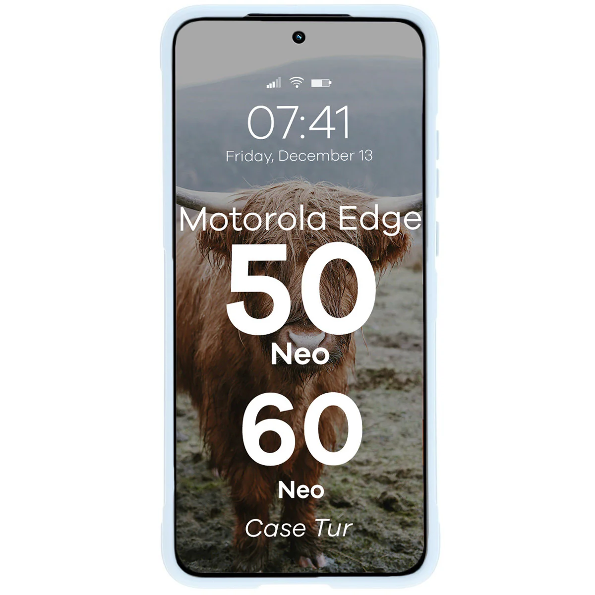 Robuste Handyhülle für Motorola Edge 50 Neo, Bizon Case Tur, Hellblau - Image 5