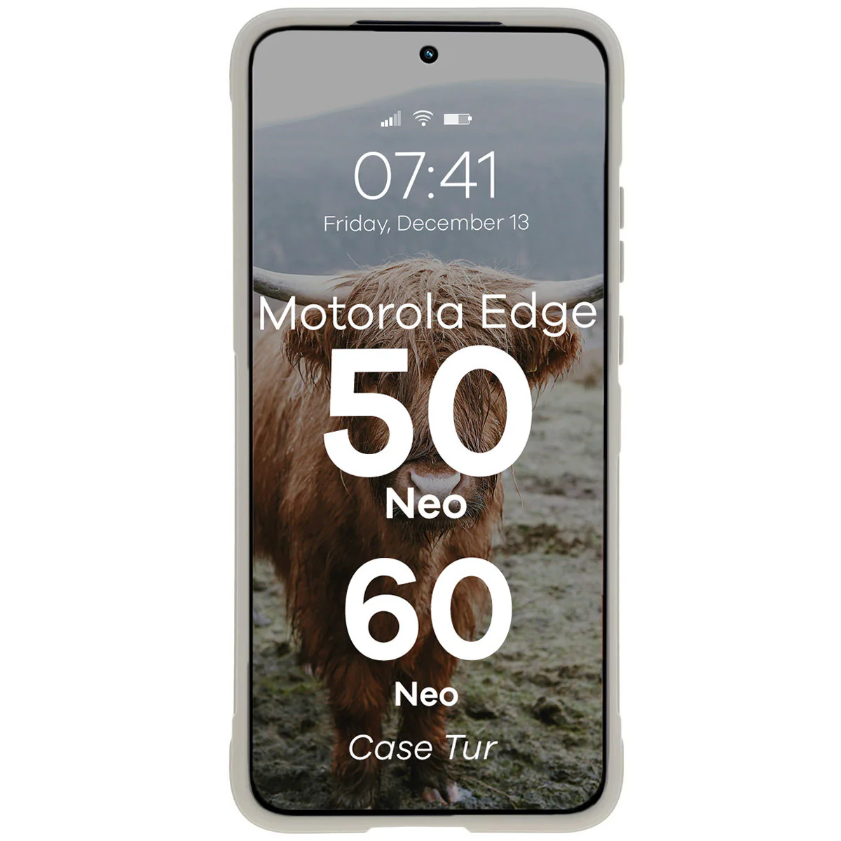 Robuste Handyhülle für Motorola Edge 50 Neo / 60 Neo, Bizon Case Tur, Hellgrau - Image 5