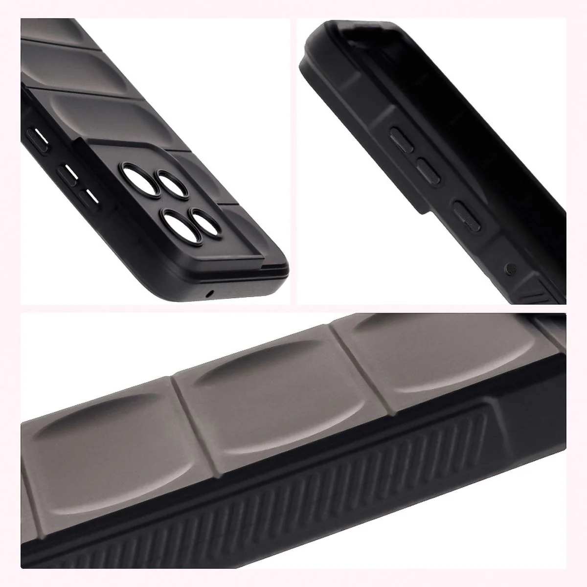 Robuste Handyhülle für Motorola Edge 50 Neo, Bizon Case Tur, Schwarz - Image 7