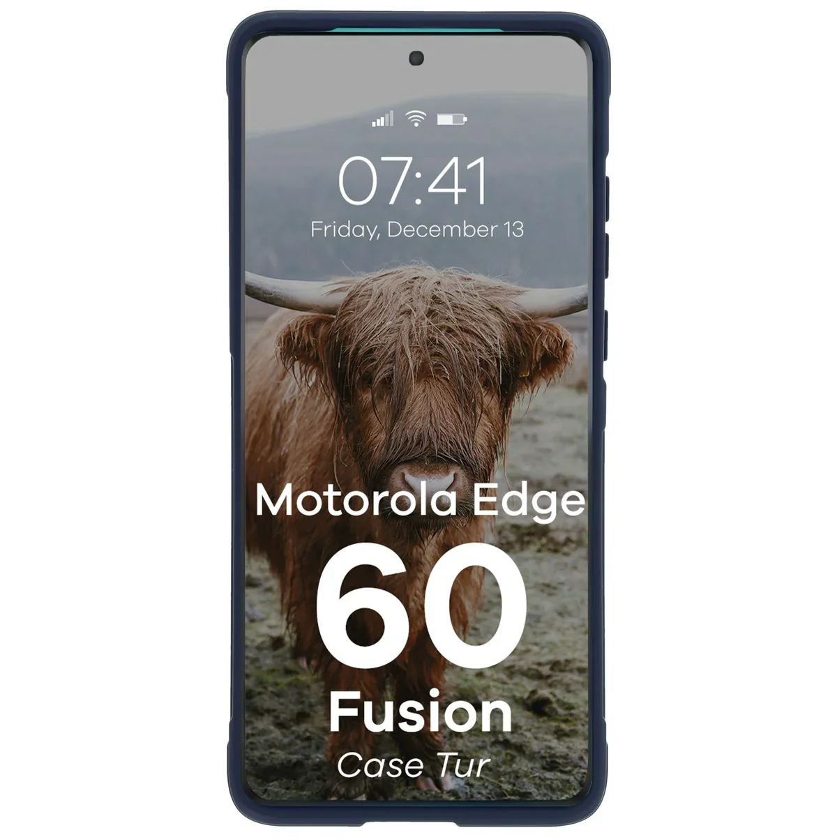 Robuste Handyhülle für Motorola Edge 60 / 60 Fusion, Bizon Case Tur, Dunkelblau - Image 5