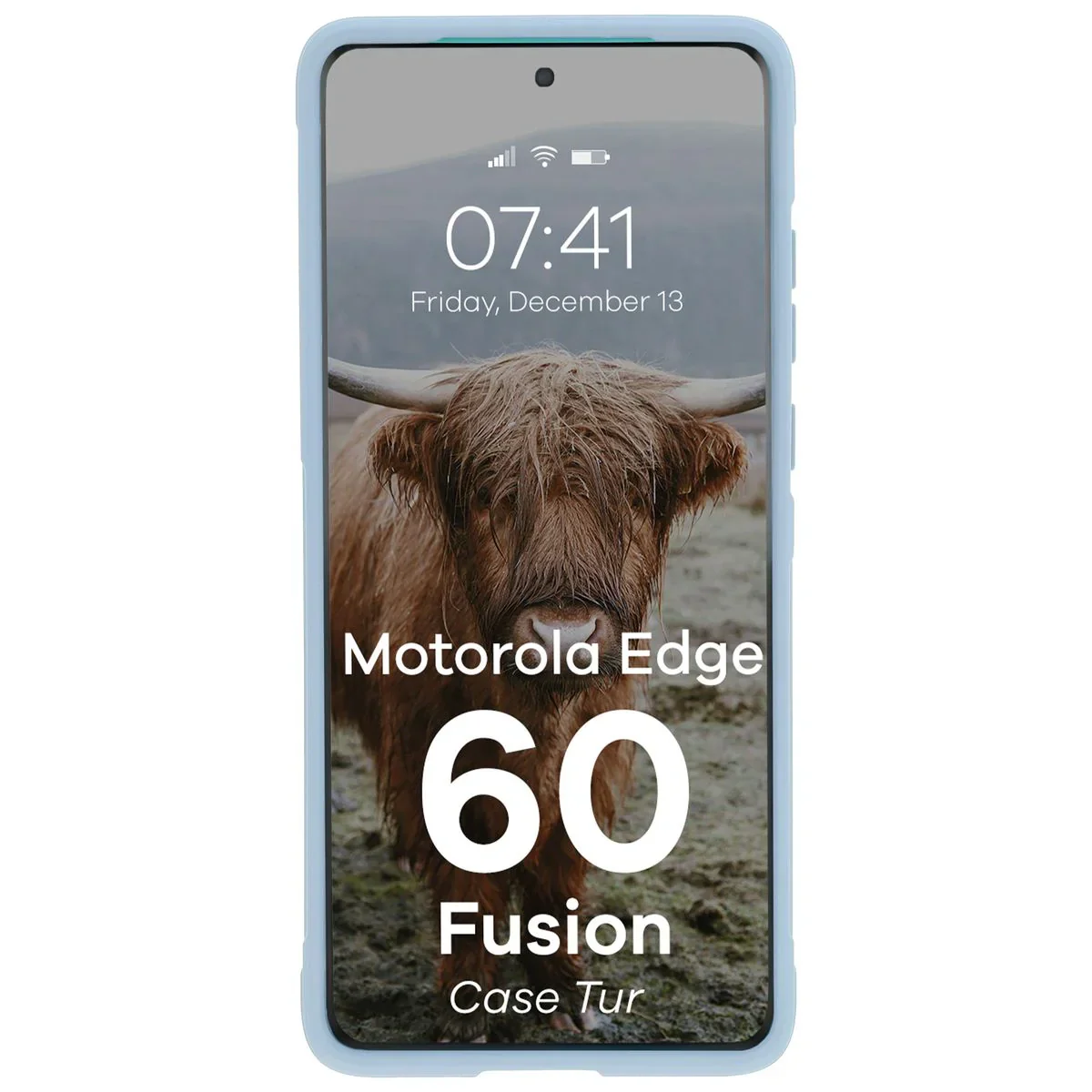 Robuste Handyhülle für Motorola Edge 60 / 60 Fusion, Bizon Case Tur, Hellblau - Image 5