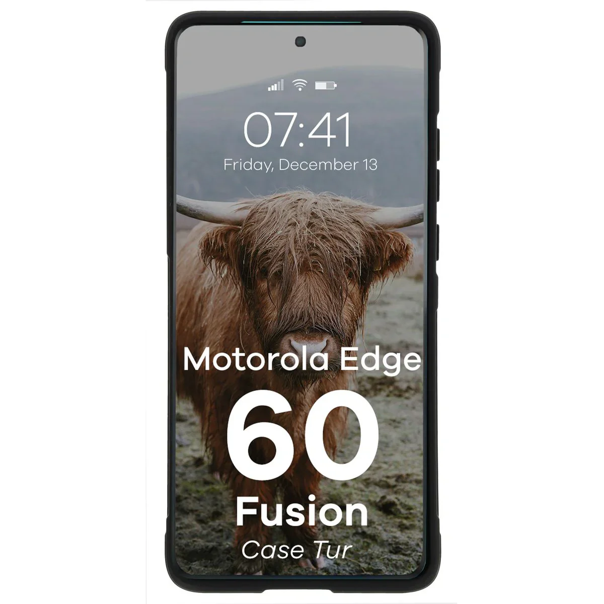 Robuste Handyhülle für Motorola Edge 60 / 60 Fusion, Bizon Case Tur, Schwarz - Image 5
