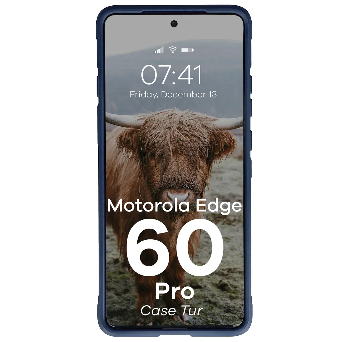 Robuste Handyhülle für Motorola Edge 60 Pro, Bizon Case Tur, Dunkelblau - Image 5