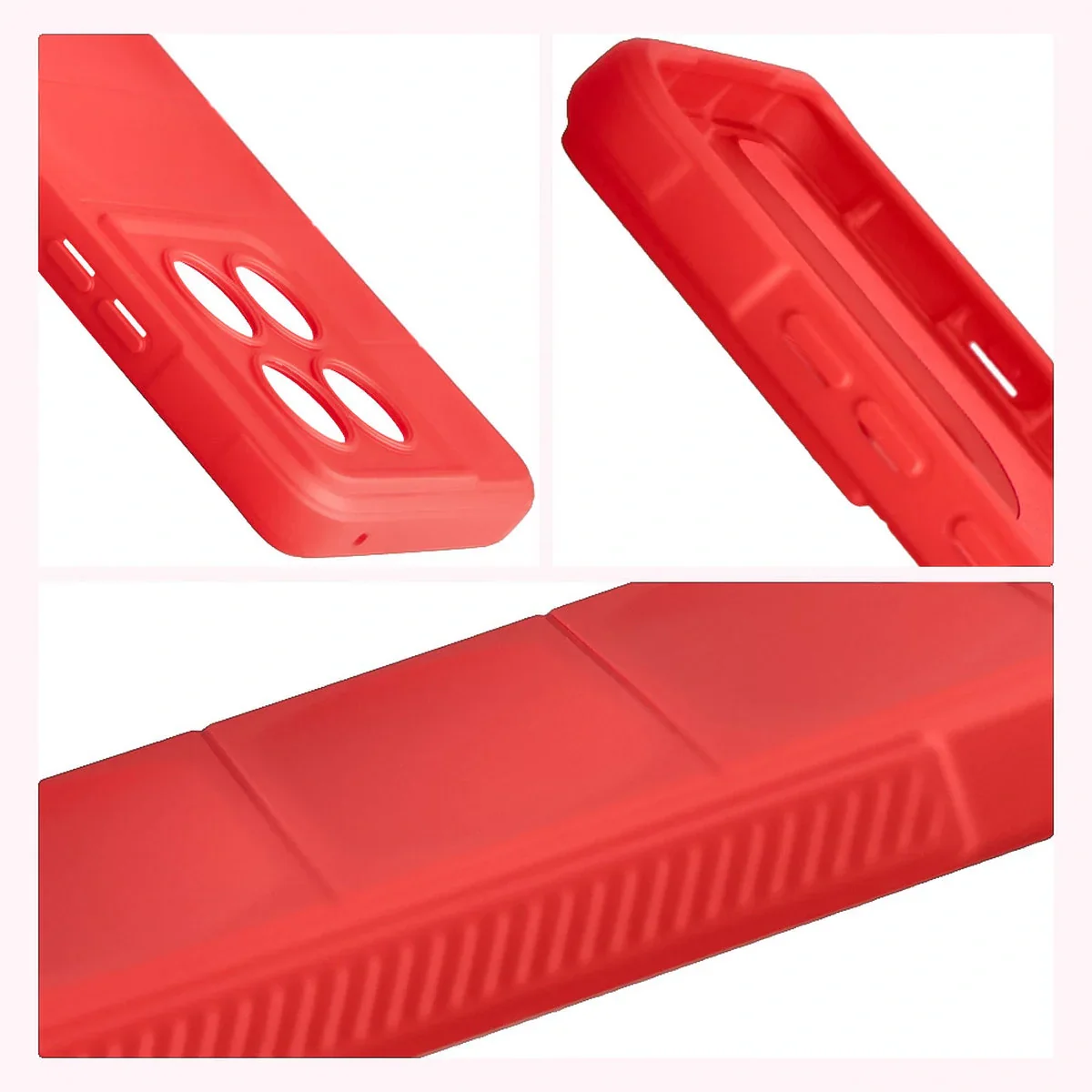 Robuste Handyhülle für Motorola Edge 60 Pro, Bizon Case Tur, Rot - Image 7