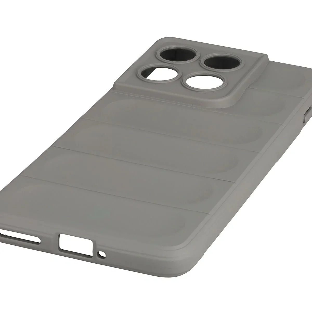 Robuste Handyhülle für Motorola Edge 70, Bizon Case Tur, Hellgrau - Image 4