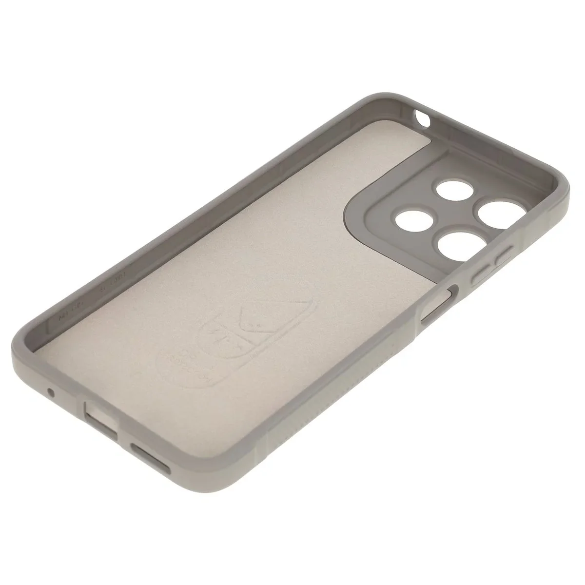 Robuste Handyhülle für Motorola Moto G15 / G15 Power, Bizon Case Tur, Hellgrau - Image 4
