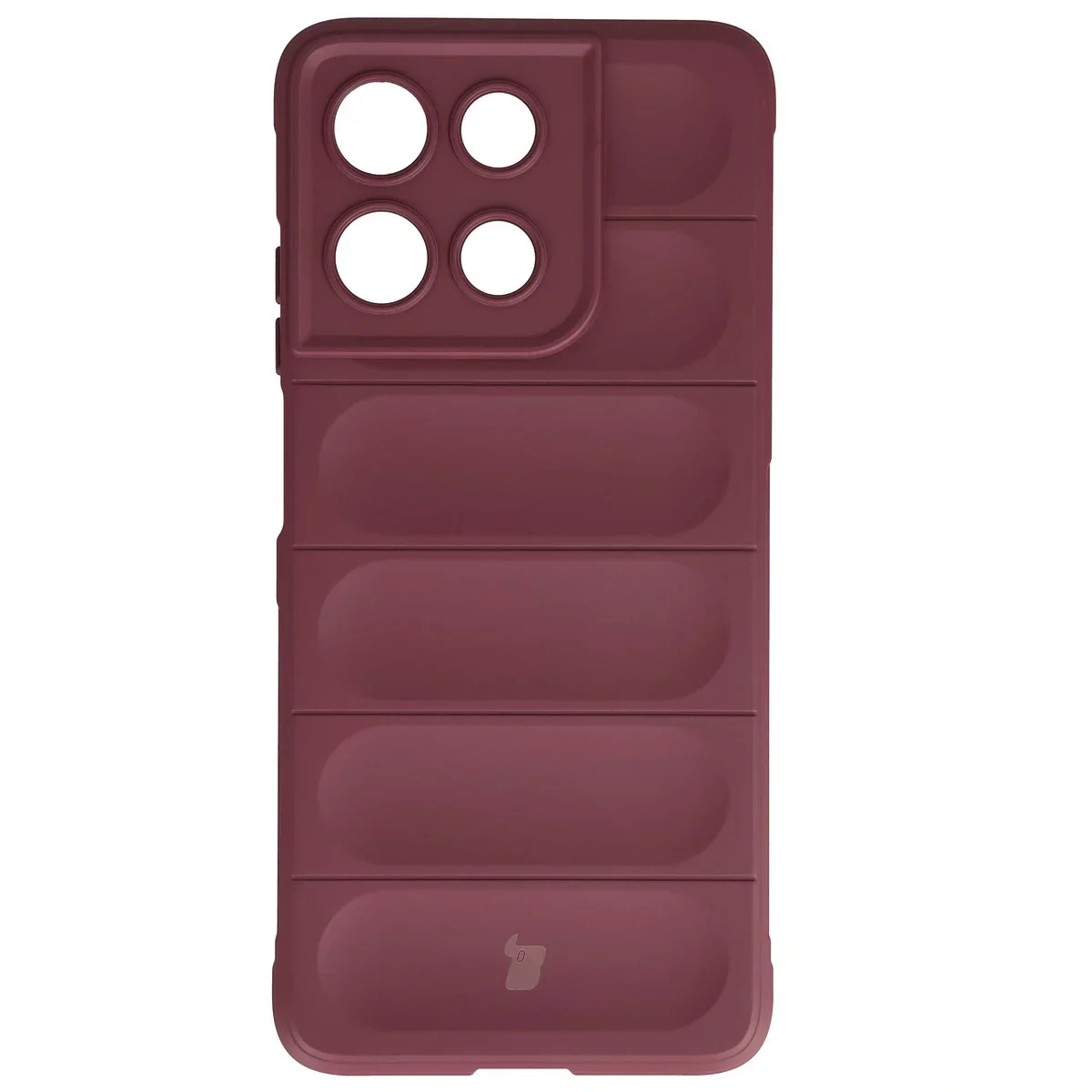 Robuste Handyhülle für Motorola Moto G56 5G, Bizon Case Tur, Burgunderrot - Image 2