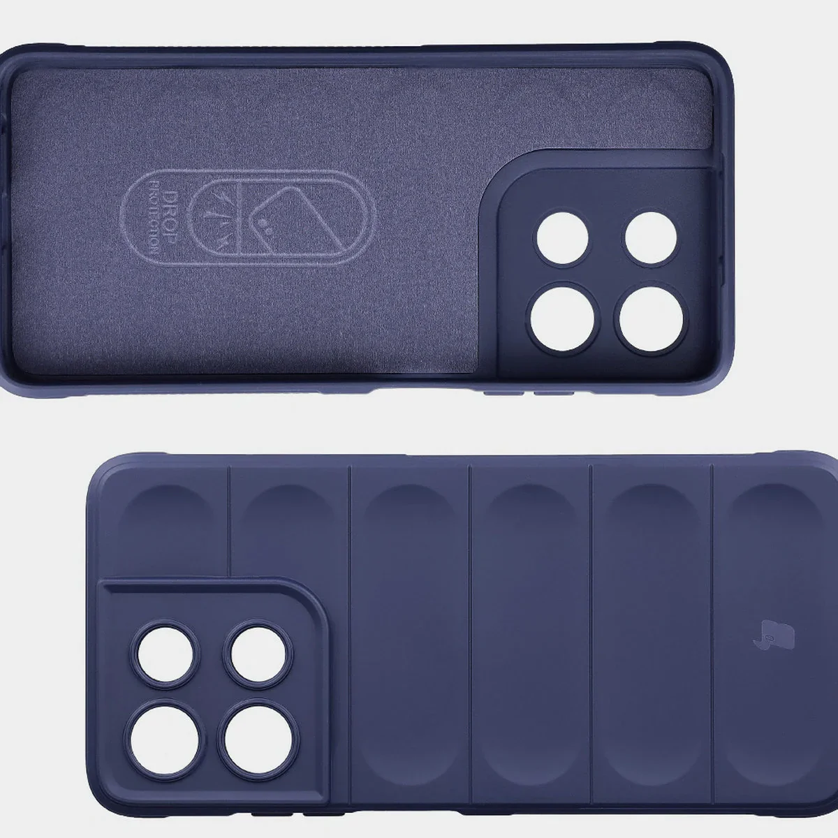 Robuste Handyhülle für Motorola Moto G56 5G, Bizon Case Tur, Dunkelblau - Image 6