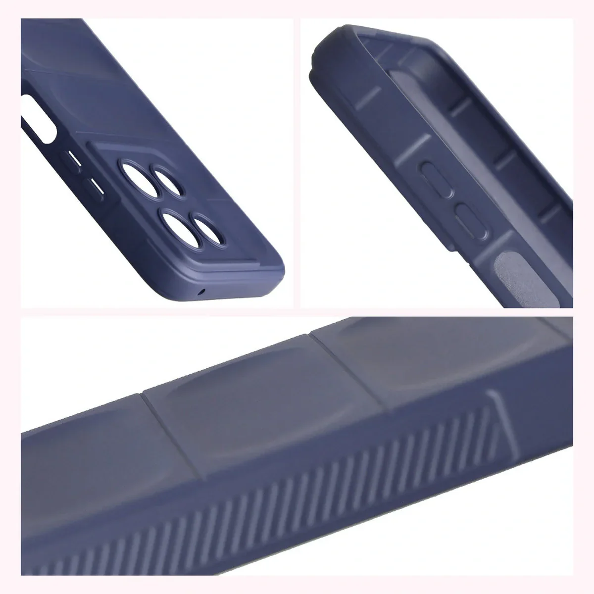 Robuste Handyhülle für Motorola Moto G56 5G, Bizon Case Tur, Dunkelblau - Image 7