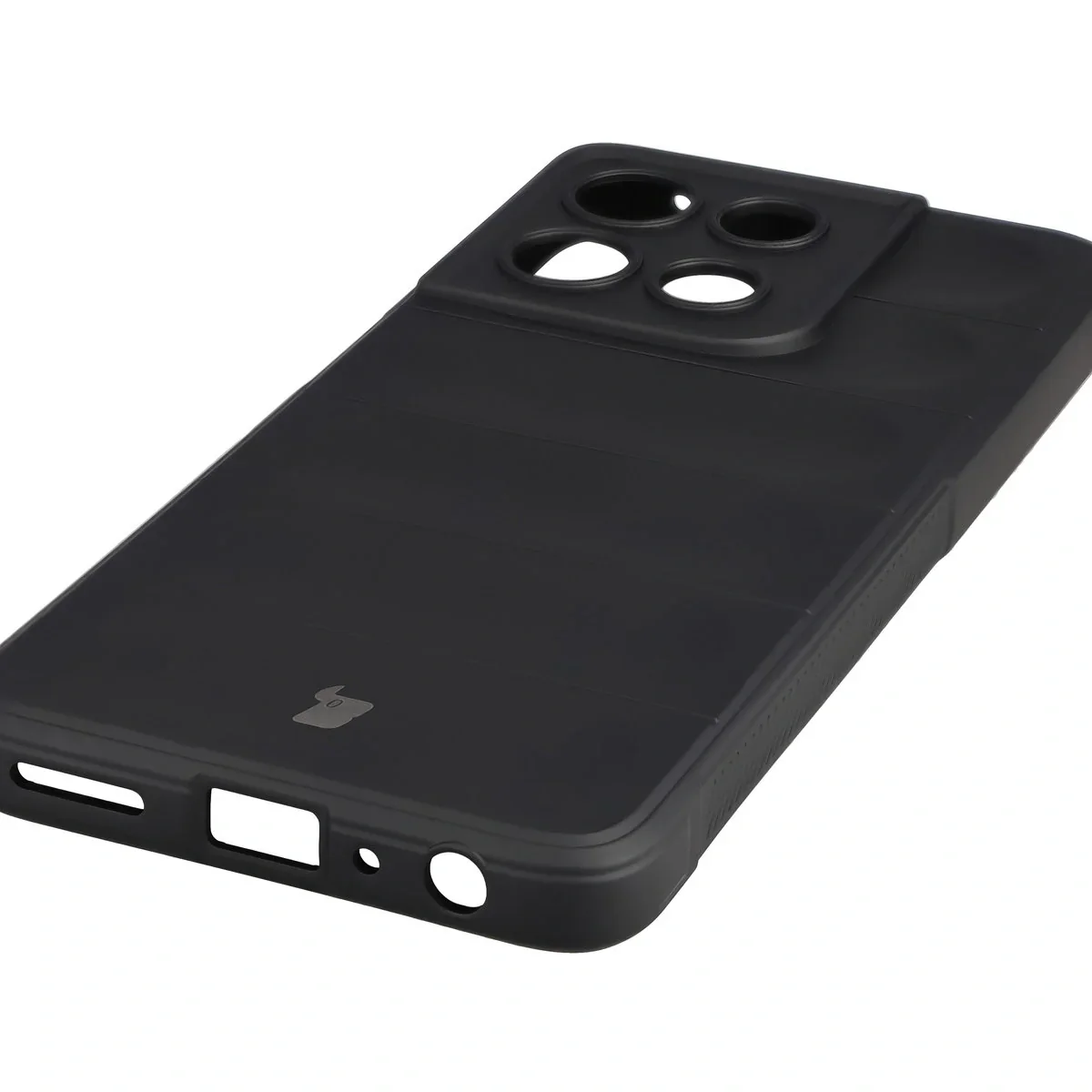 Robuste Handyhülle für Motorola Moto G56 5G, Bizon Case Tur, Schwarz - Image 3
