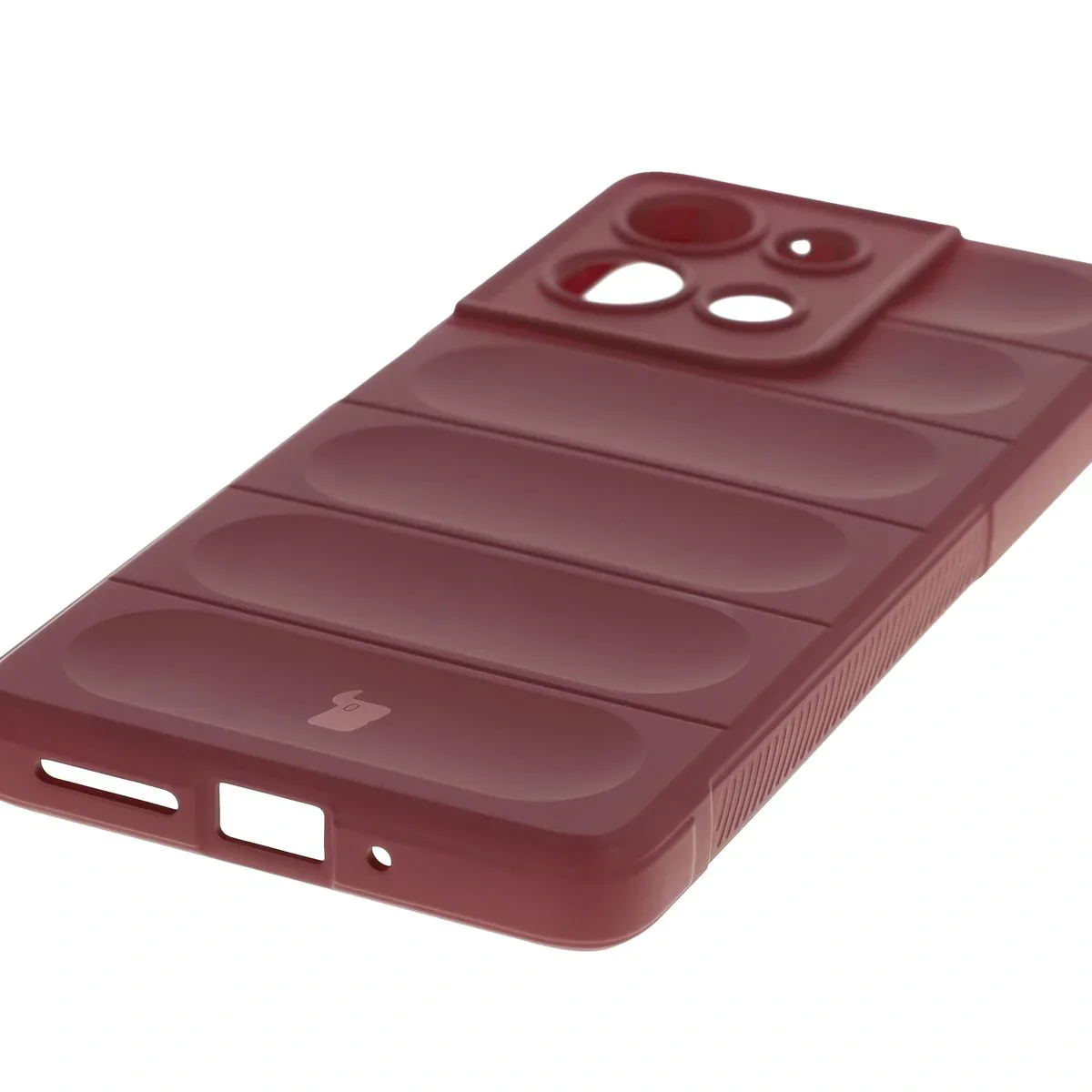 Robuste Handyhülle für Motorola Moto G75 5G, Bizon Case Tur, Burgunderrot - Image 3