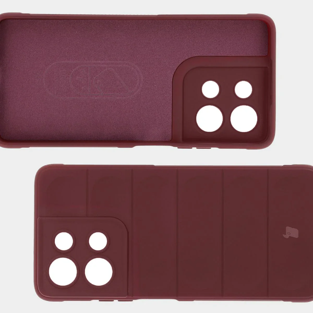 Robuste Handyhülle für Motorola Moto G75 5G, Bizon Case Tur, Burgunderrot - Image 6