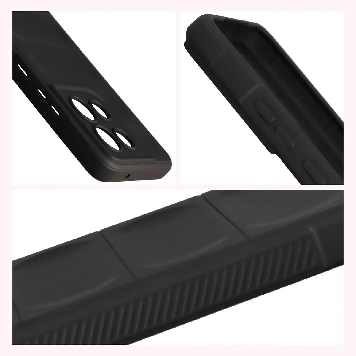 Robuste Handyhülle für Motorola Moto G86 5G, Bizon Case Tur, Schwarz - Image 7