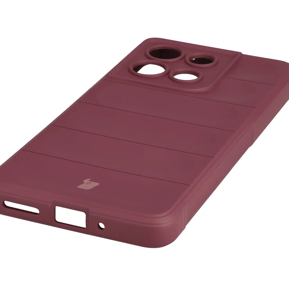 Robuste Handyhülle für Motorola Moto G86 5G / G86 Power 5G, Bizon Case Tur, Burgunderrot - Image 2