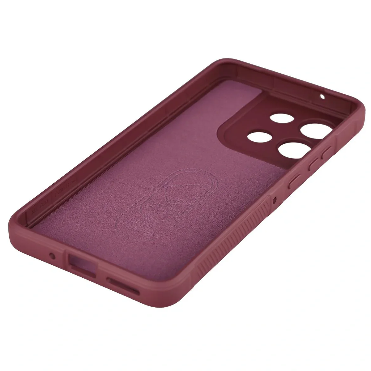 Robuste Handyhülle für Motorola Moto G86 5G / G86 Power 5G, Bizon Case Tur, Burgunderrot - Image 3