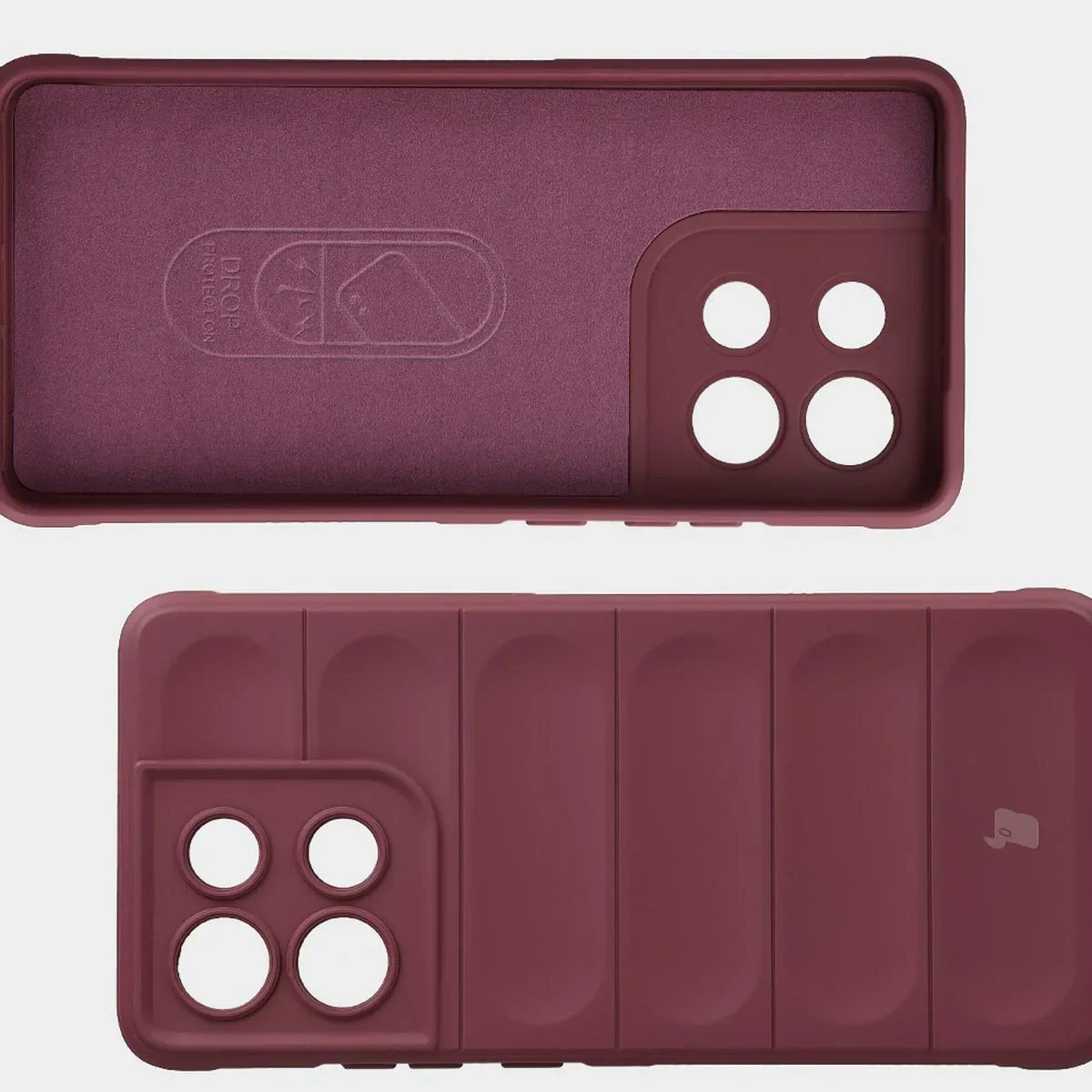 Robuste Handyhülle für Motorola Moto G86 5G / G86 Power 5G, Bizon Case Tur, Burgunderrot - Image 4