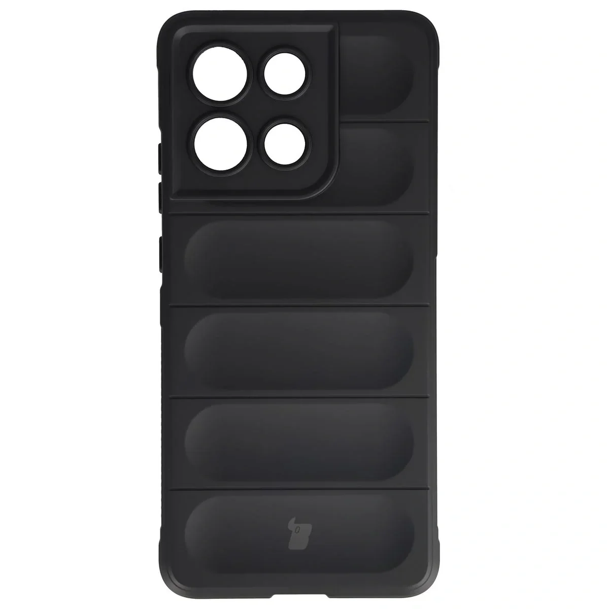 Robuste Handyhülle für Motorola Moto G86 Power 5G, Bizon Case Tur, Schwarz