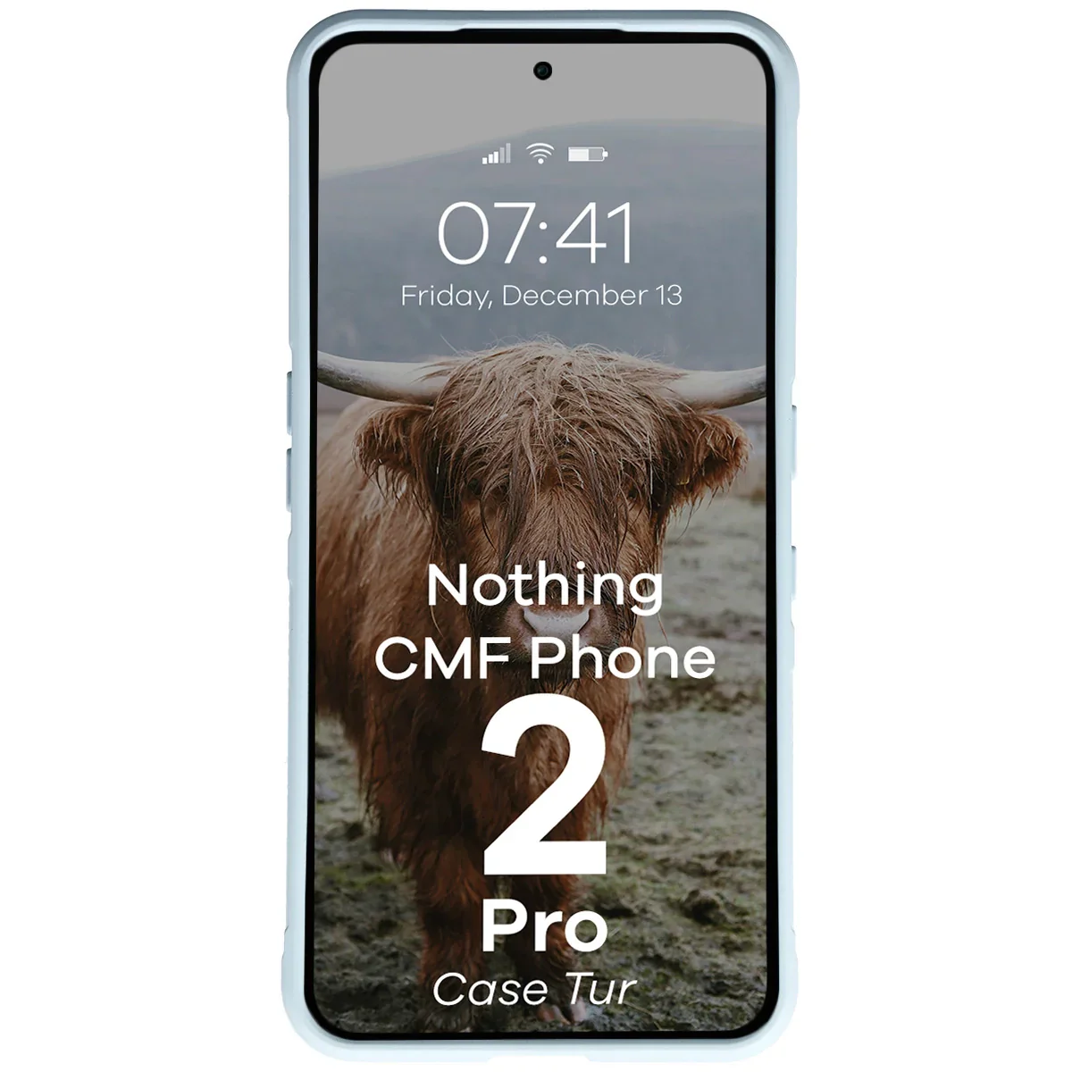 Robuste Handyhülle für Nothing CMF Phone 2 Pro, Bizon Case Tur, Hellblau - Image 5