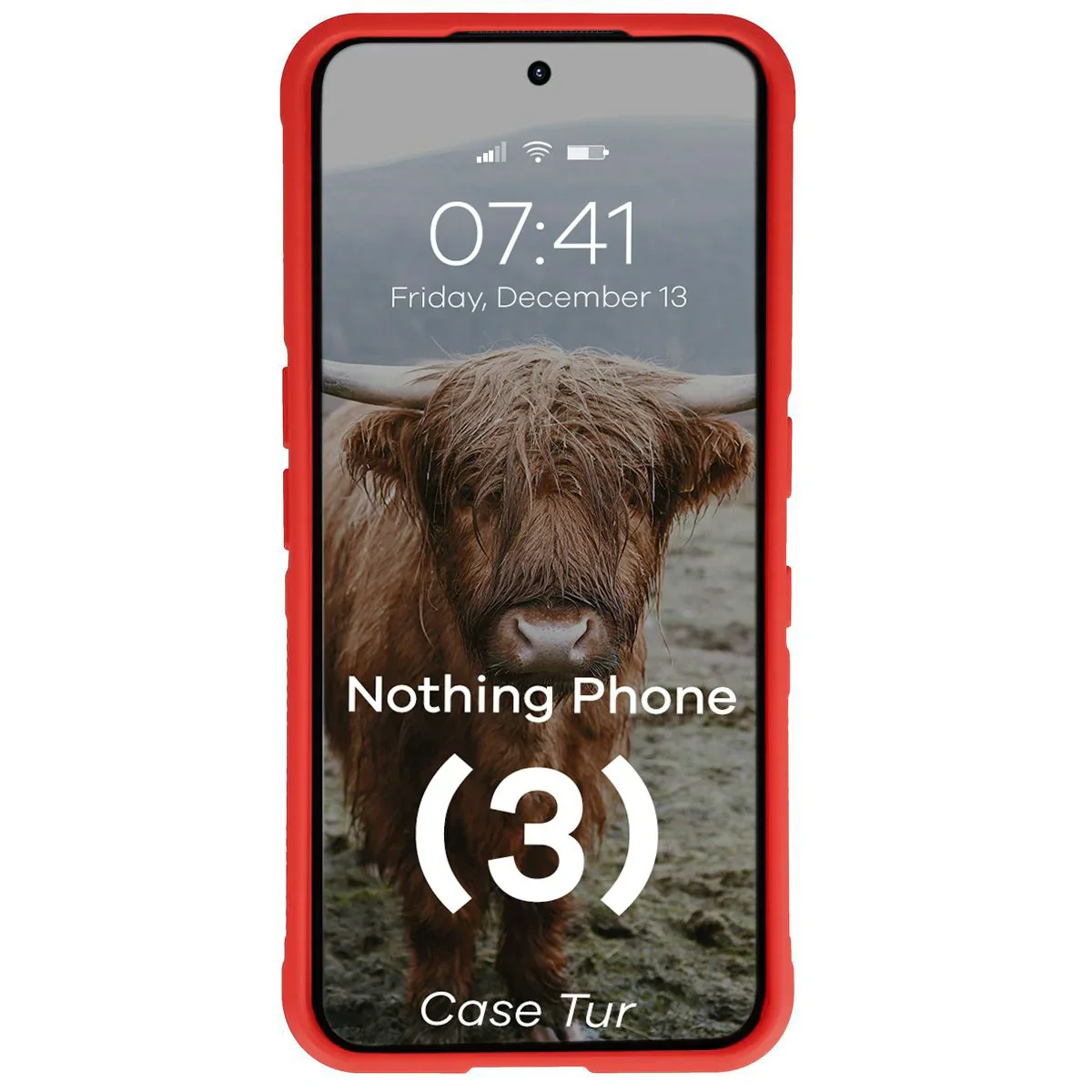 Robuste Handyhülle für Nothing Phone (3), Bizon Case Tur, Rot - Image 5