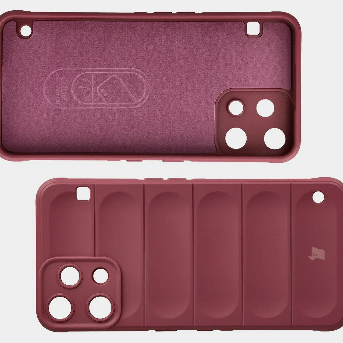Robuste Handyhülle für Nothing Phone (3a) Lite, Bizon Case Tur, Burgunderrot - Image 6