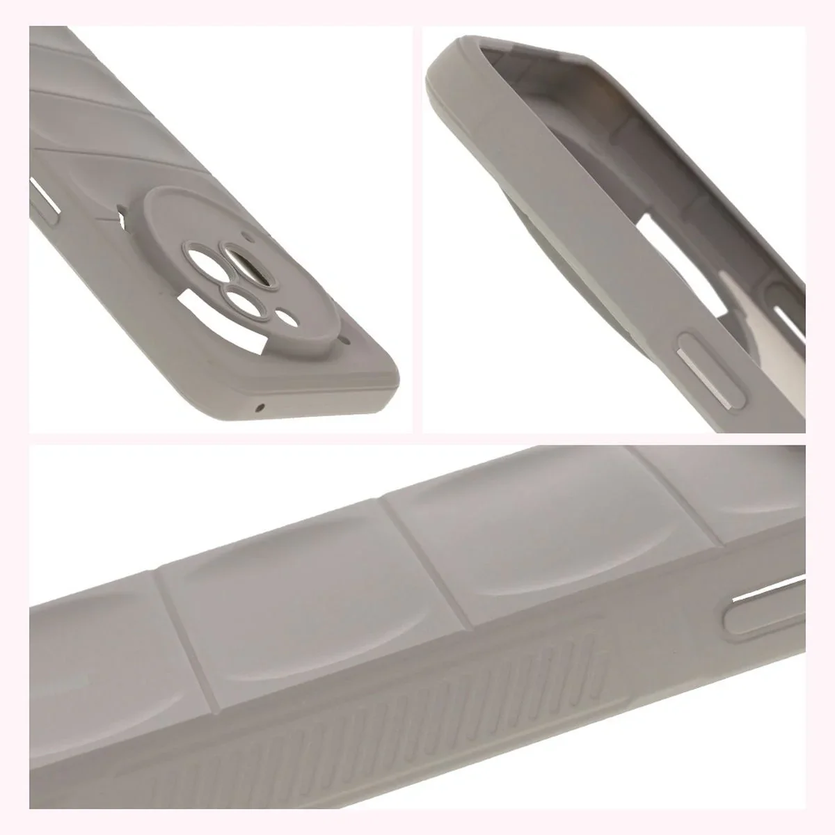 Robuste Handyhülle für Nothing Phone (3a) Pro, Bizon Case Tur, Hellgrau - Image 7