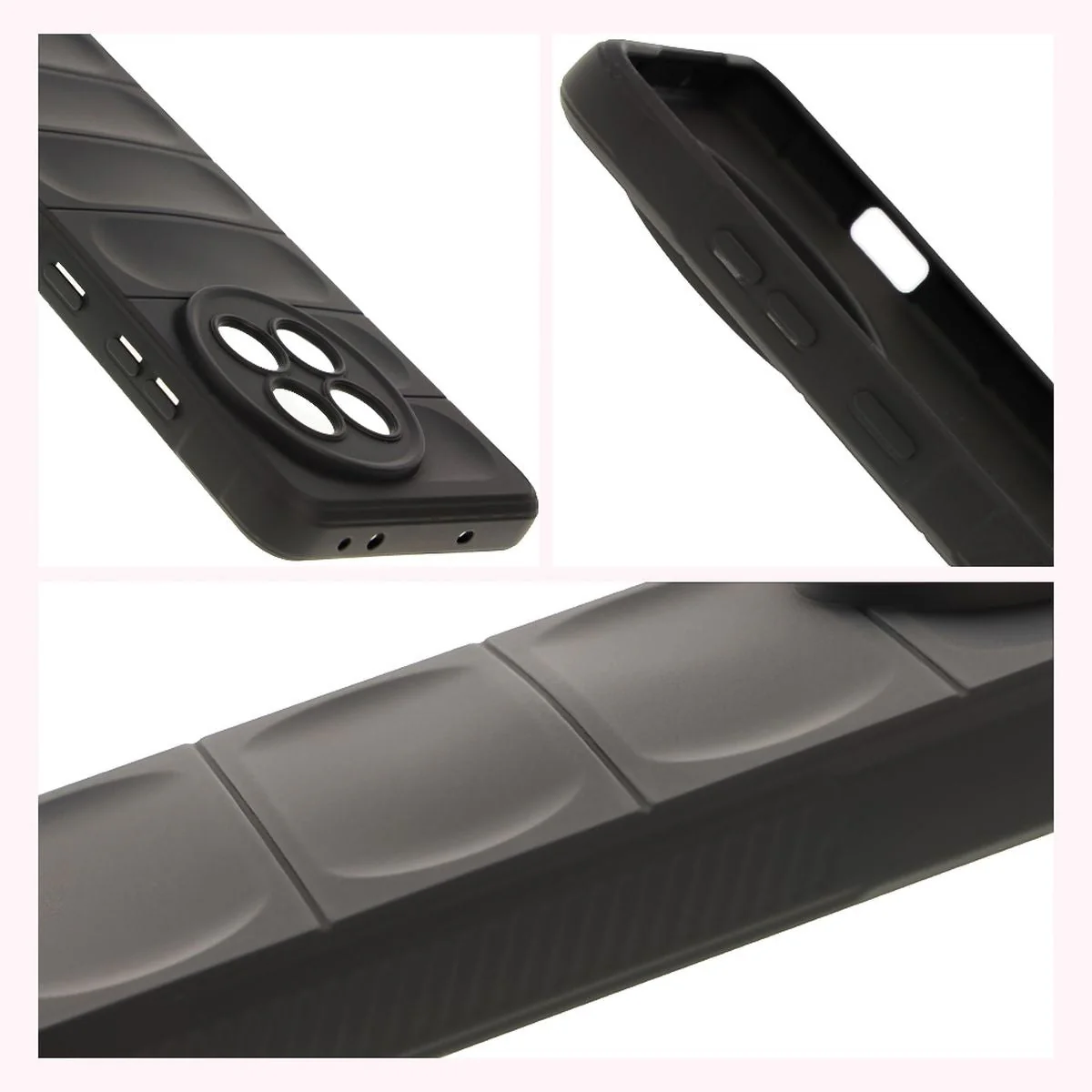 Robuste Handyhülle für OnePlus 13R, Bizon Case Tur, Schwarz - Image 7