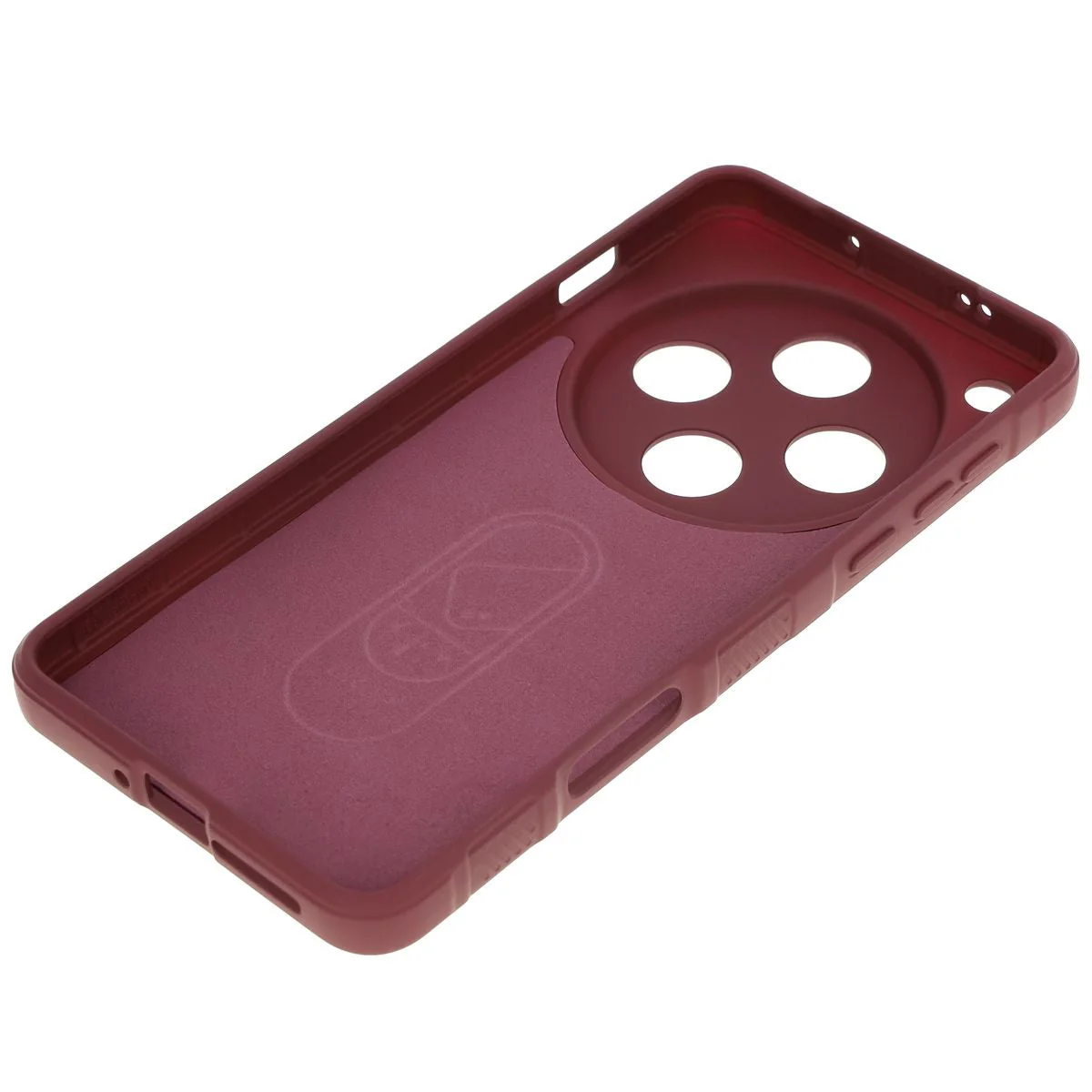 Robuste Handyhülle für Oppo Find X8 Pro, Bizon Case Tur, Burgunderrot - Image 4