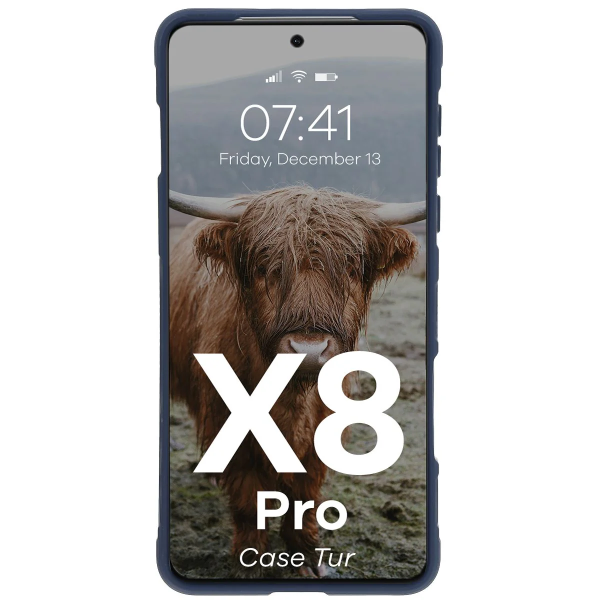 Robuste Handyhülle für Oppo Find X8 Pro, Bizon Case Tur, Dunkelblau - Image 5