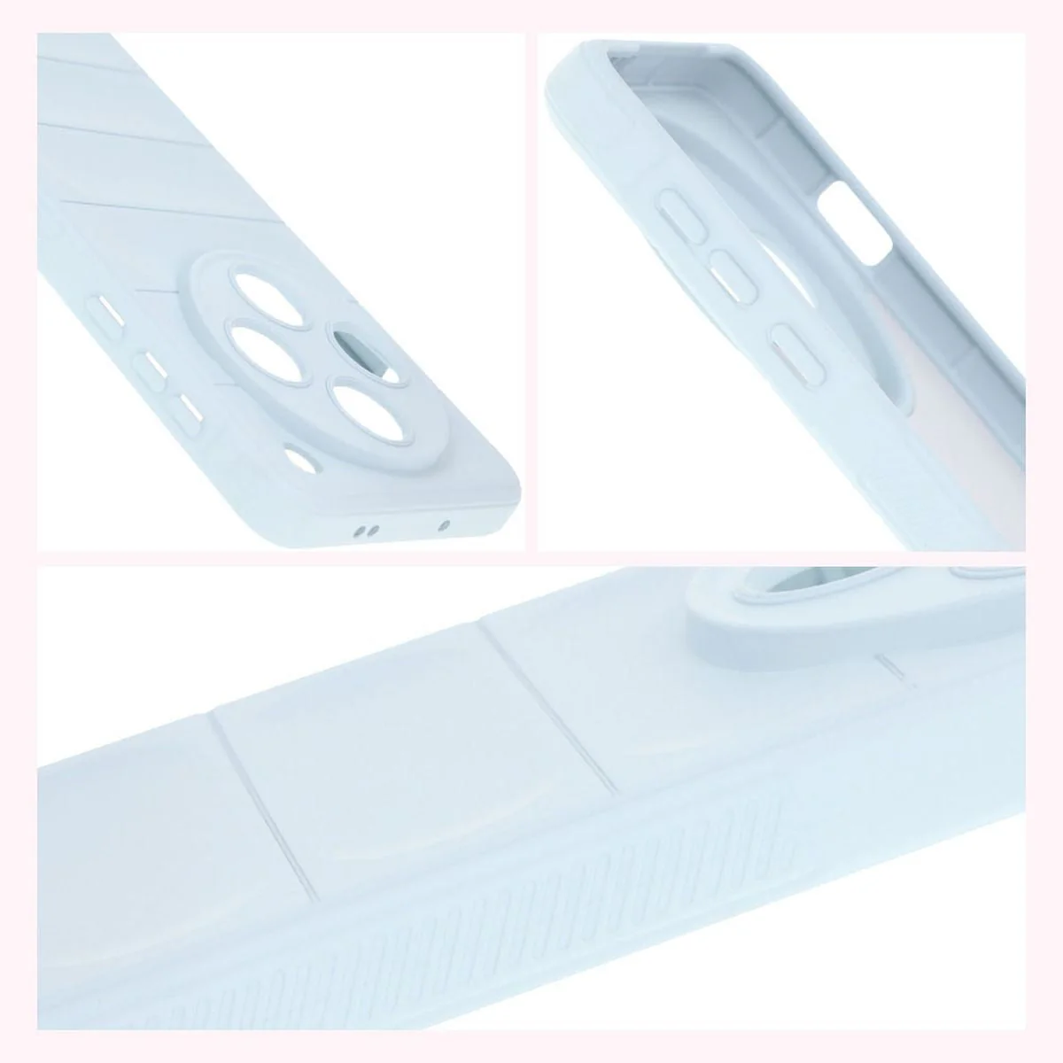 Robuste Handyhülle für Oppo Find X8 Pro, Bizon Case Tur, Hellblau - Image 7