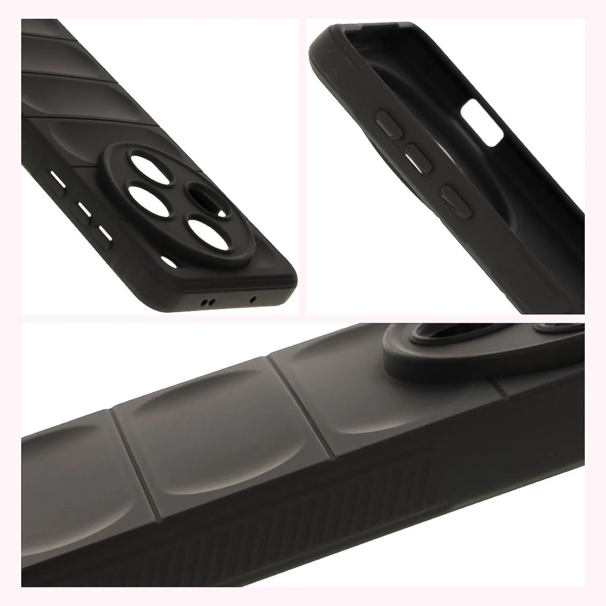 Robuste Handyhülle für Oppo Find X8 Pro, Bizon Case Tur, Schwarz - Image 7