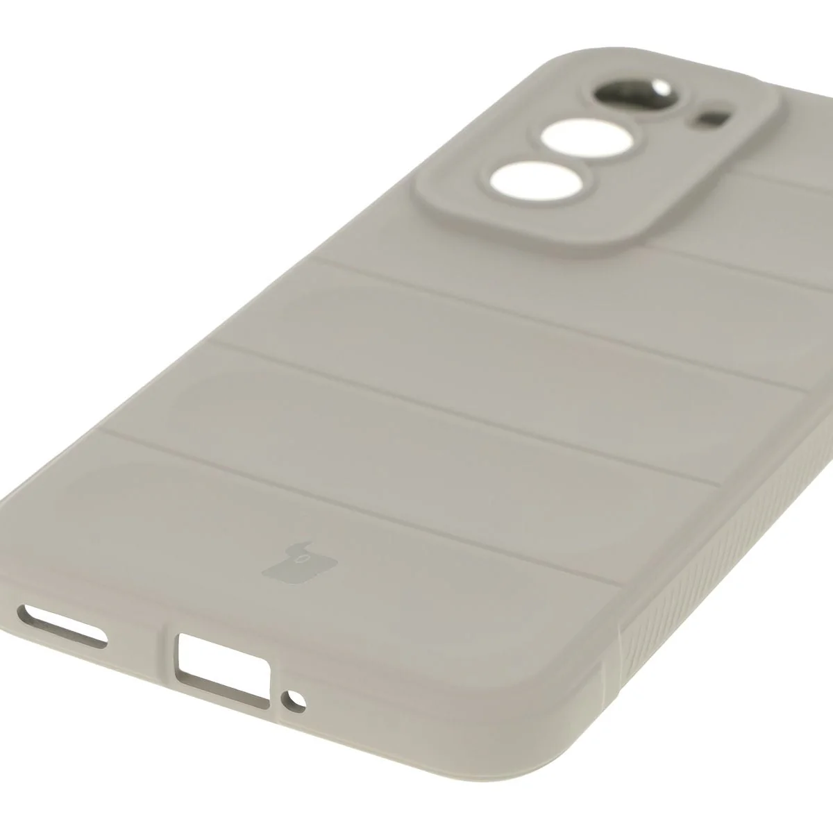 Robuste Handyhülle für Oppo Reno 12 Pro, Bizon Case Tur, Hellgrau - Image 3