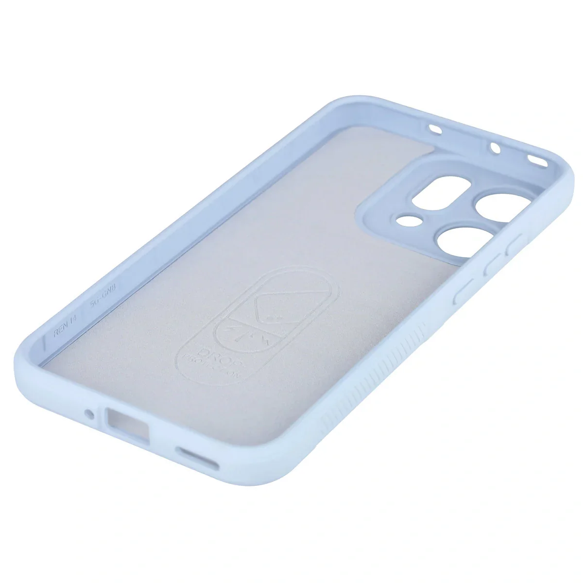 Robuste Handyhülle für Oppo Reno 14, Bizon Case Tur, Hellblau - Image 4