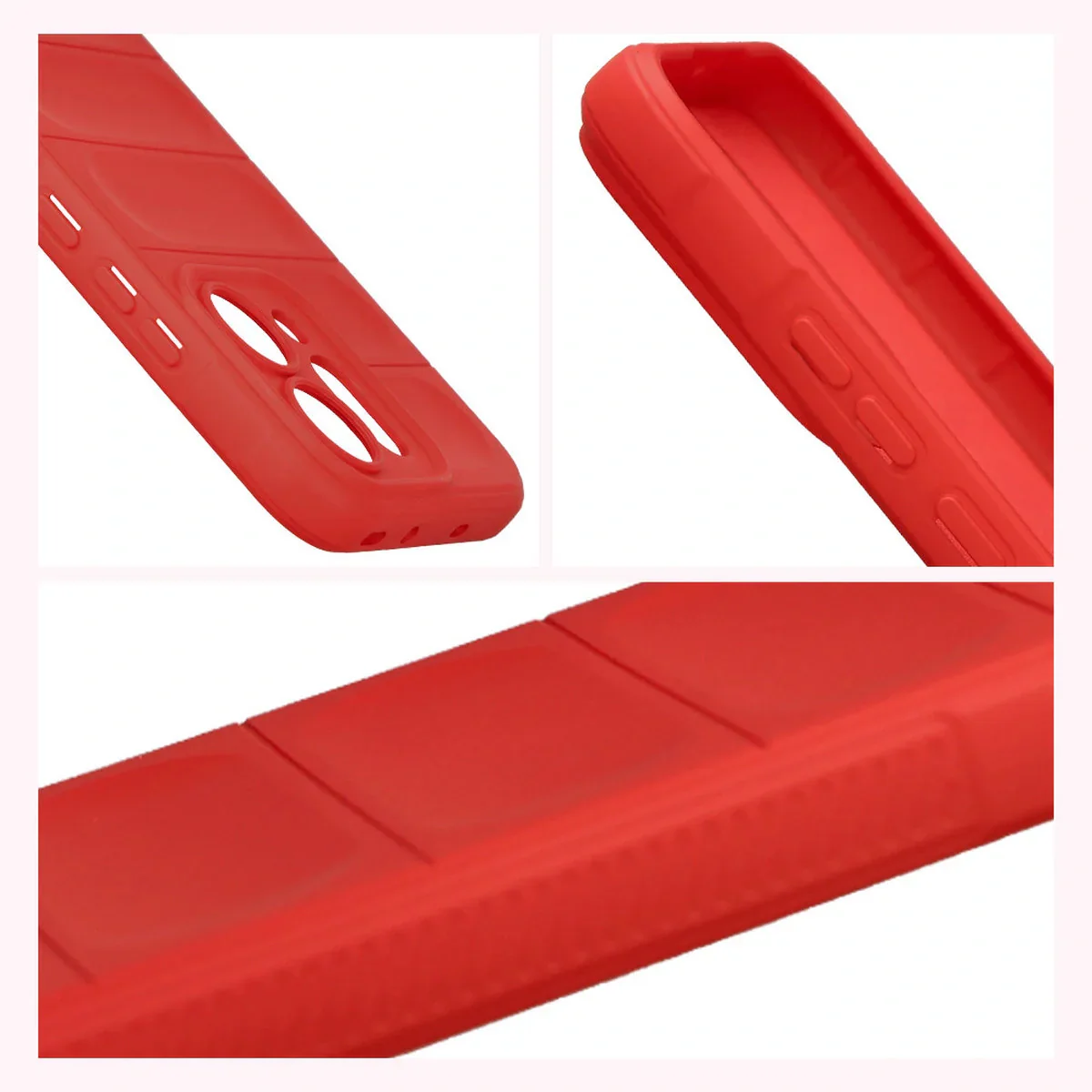 Robuste Handyhülle für Oppo Reno 14, Bizon Case Tur, Rot - Image 7