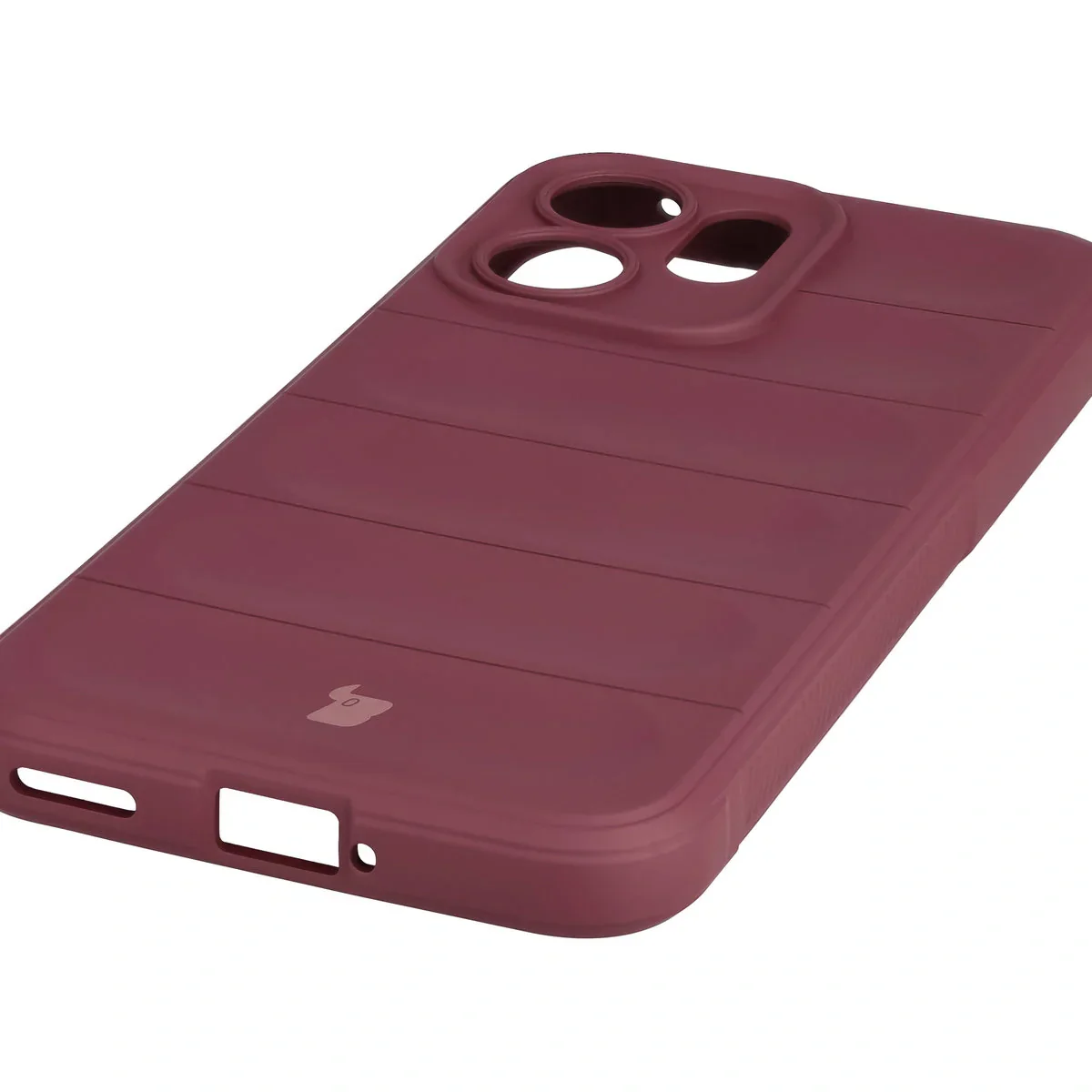 Robuste Handyhülle für Oppo Reno 14 F / 14 FS, Bizon Case Tur, Burgunderrot - Image 3