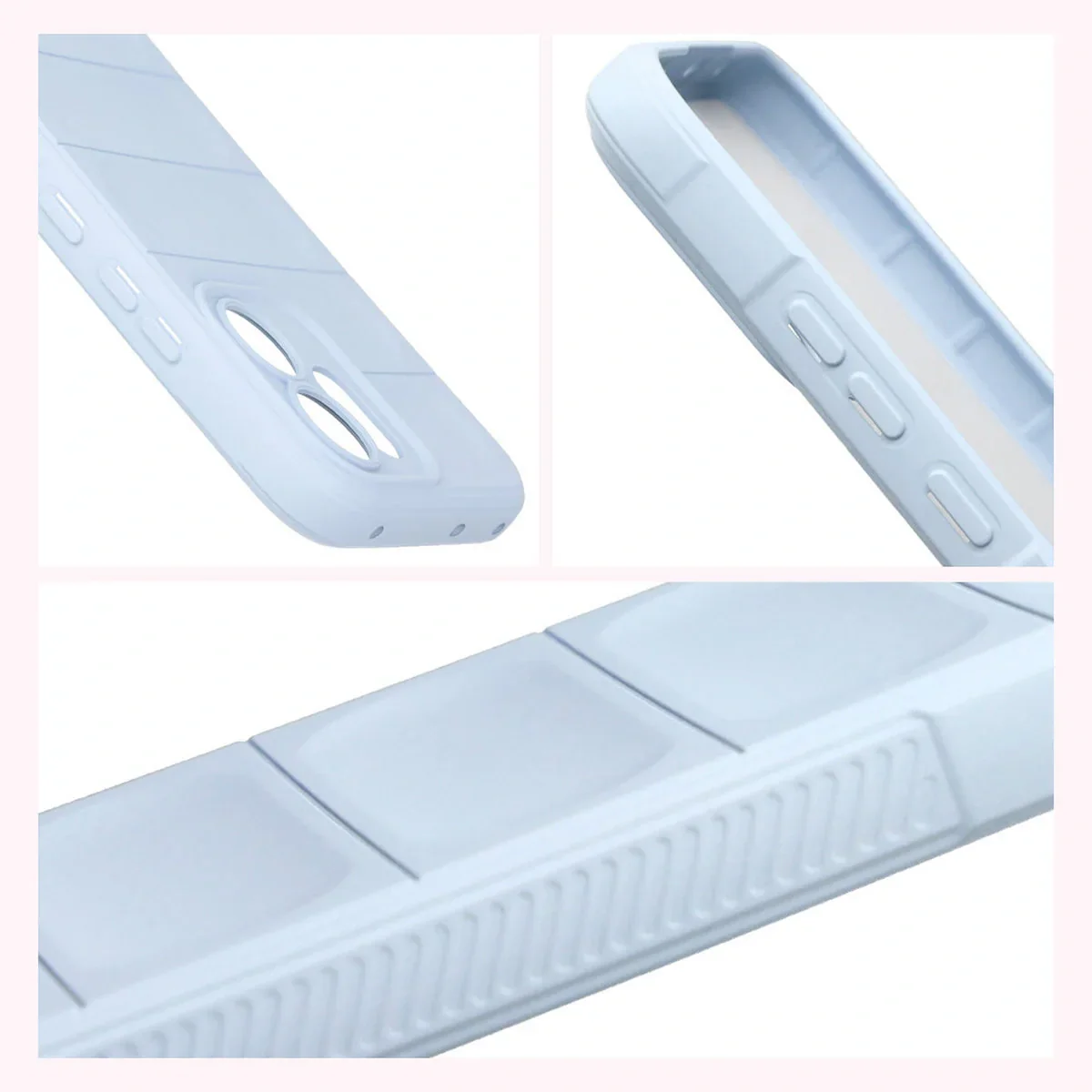 Robuste Handyhülle für Oppo Reno 14 F / 14 FS, Bizon Case Tur, Hellblau - Image 7