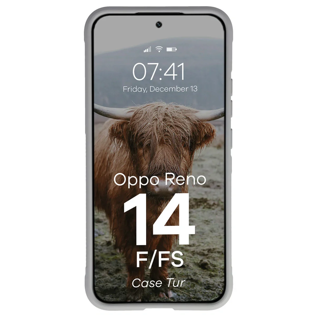 Robuste Handyhülle für Oppo Reno 14 F / 14 FS, Bizon Case Tur, Hellgrau - Image 5