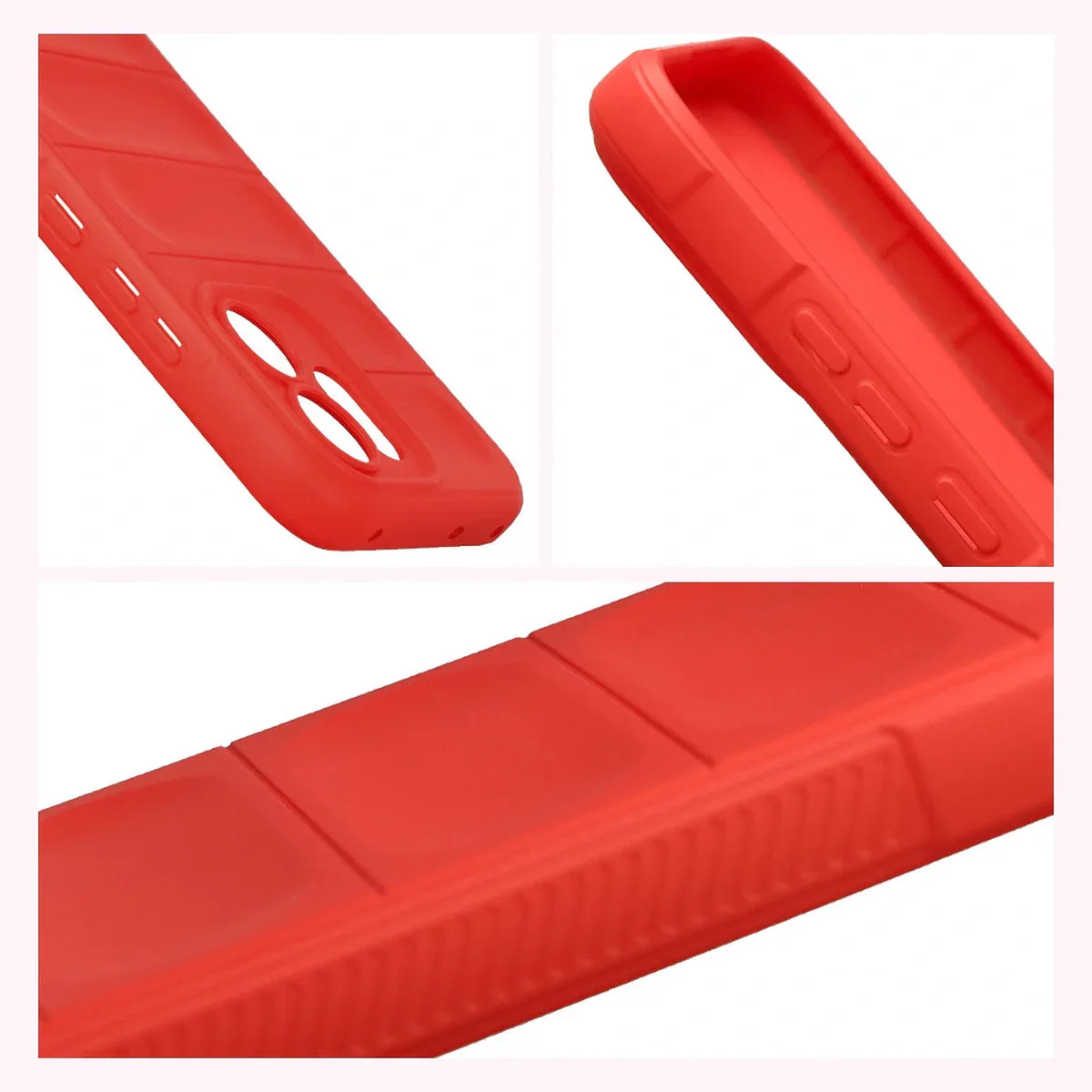 Robuste Handyhülle für Oppo Reno 14 F / 14 FS, Bizon Case Tur, Rot - Image 7